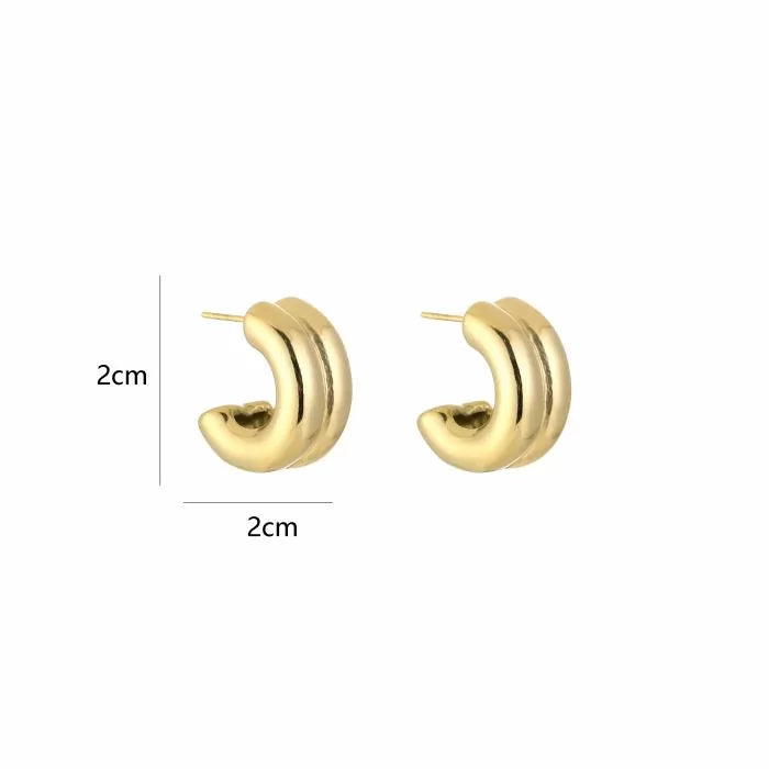 Lania earrings gold