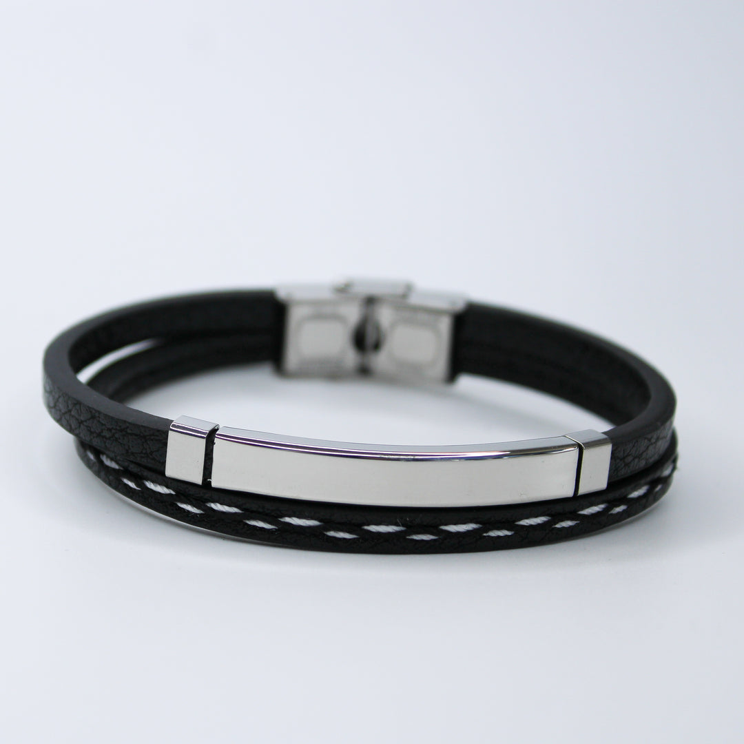 Black bracelet men