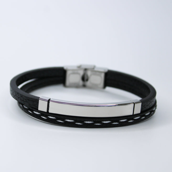 Black bracelet men