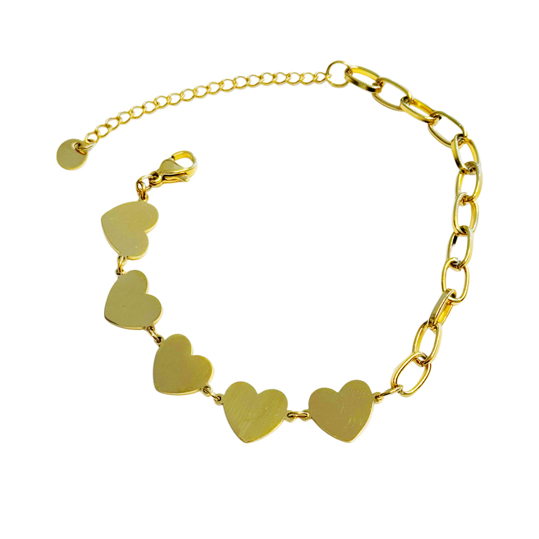 Rojin bracelet - engravable hearts