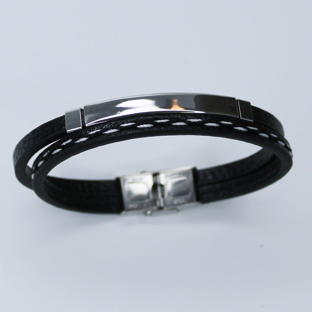 Black bracelet men