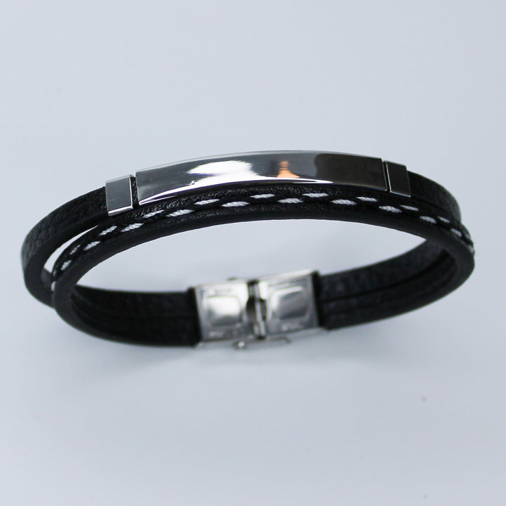 Black bracelet men
