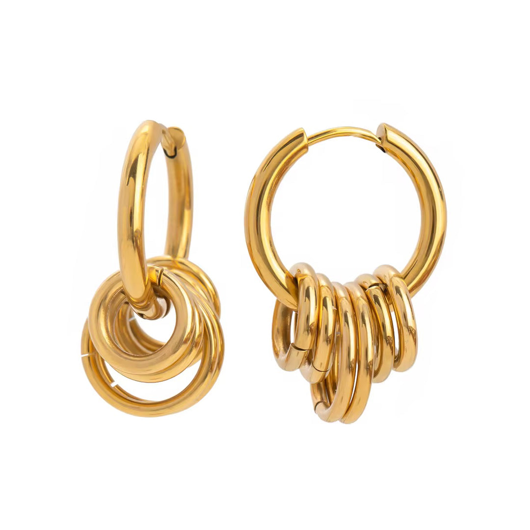 Marin earrings gold