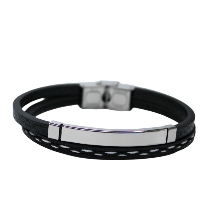 Black bracelet men