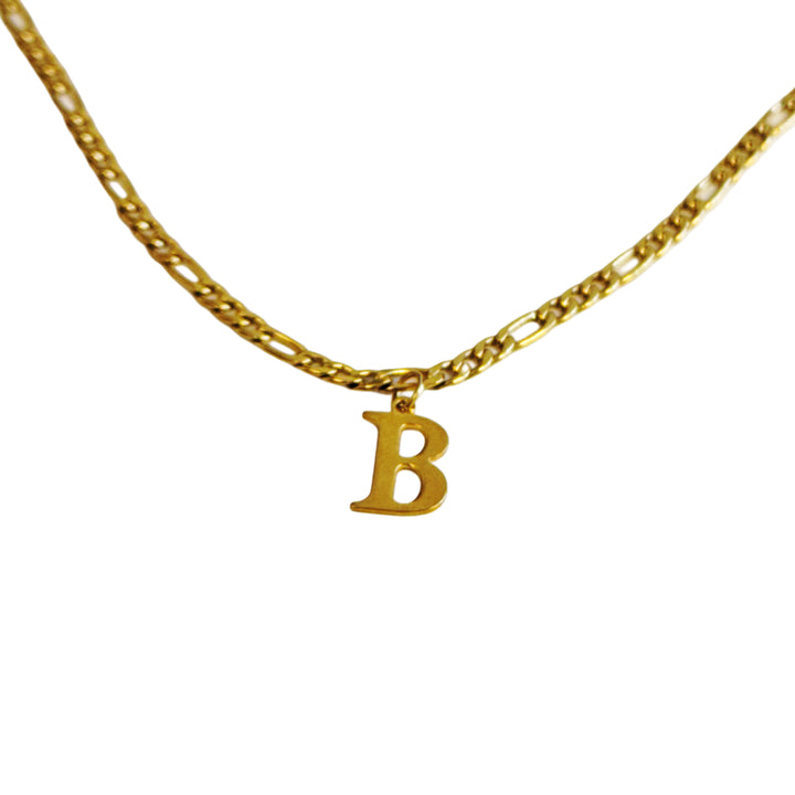 Letter necklace - gold
