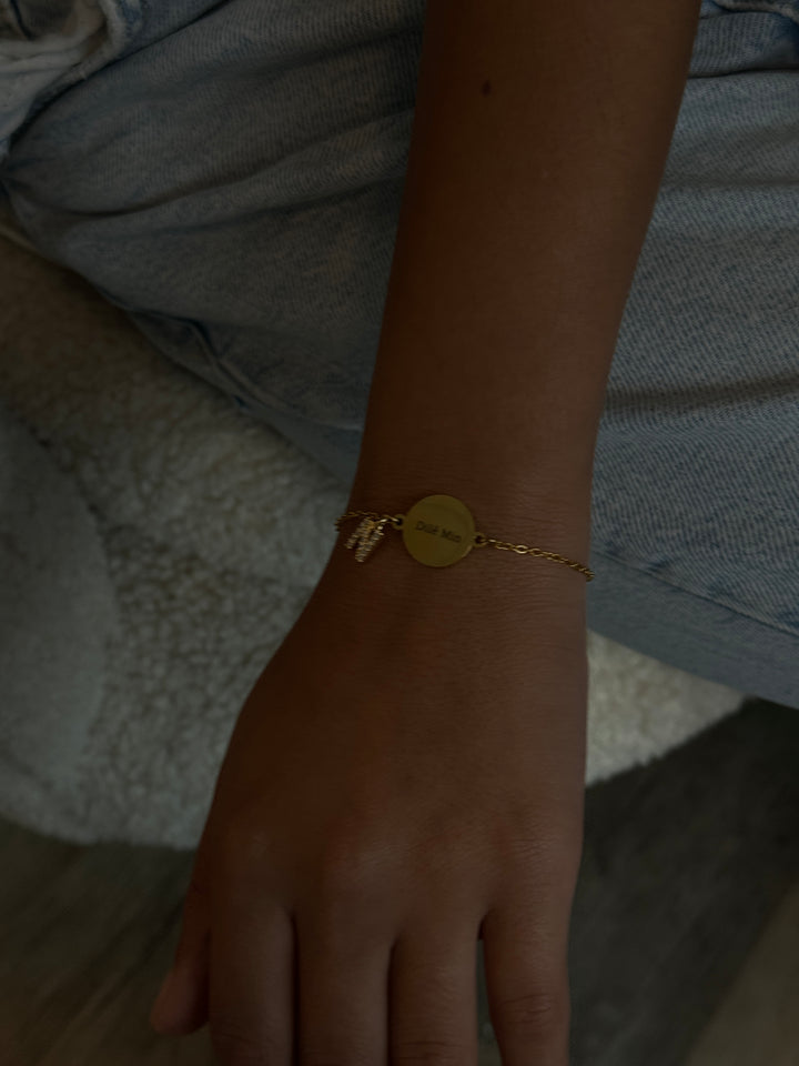 Round engravable bracelet
