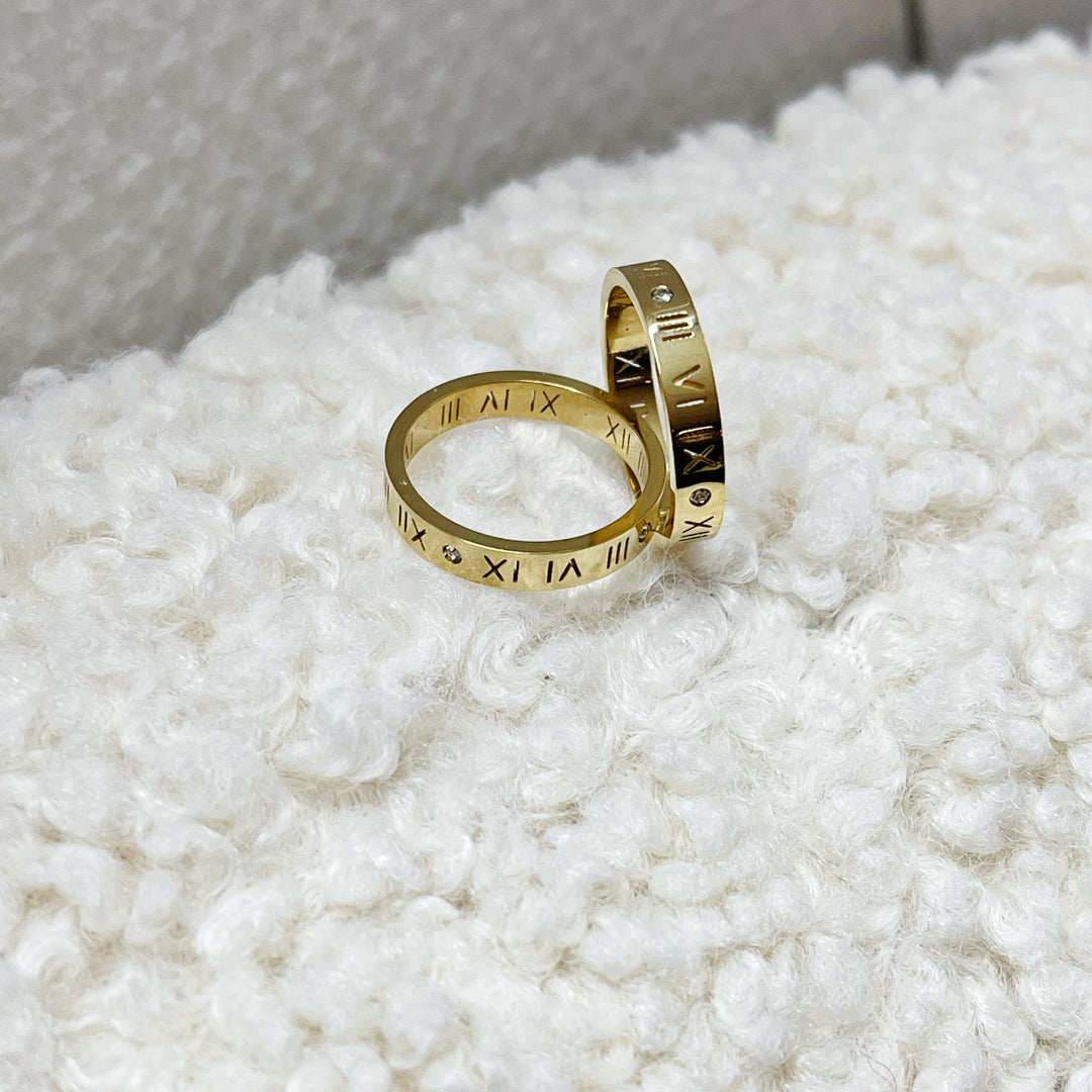 Rosa gold ring