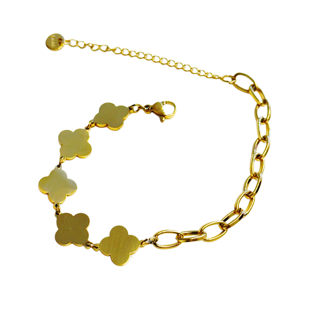 Rojin bracelet - engravable clovers