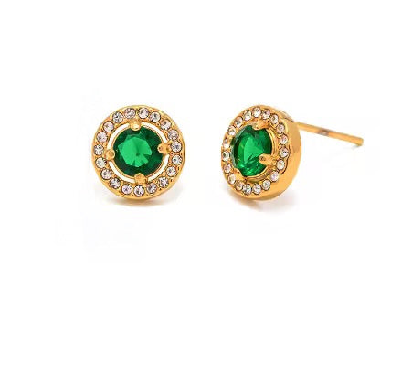 Berfin earrings - green