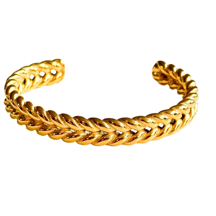 Sadaf bangle gold