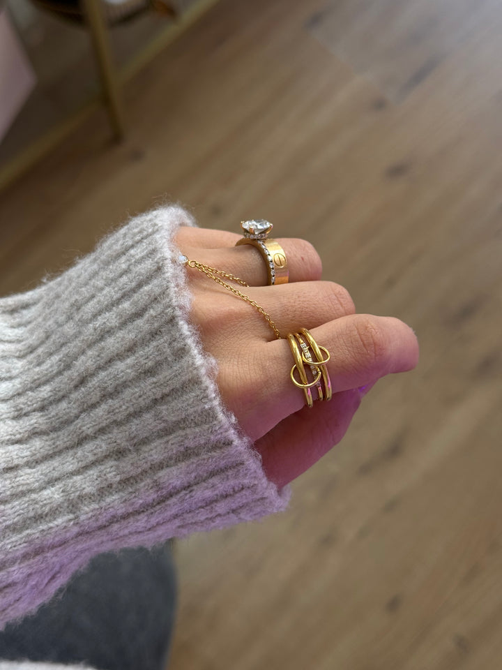 Lola ring - three layer