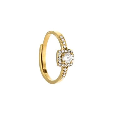 Malin square ring - gold