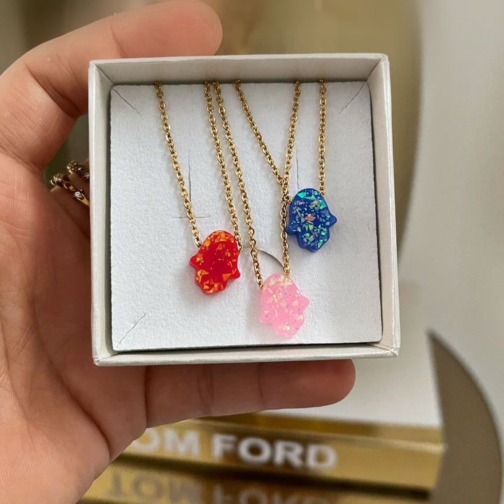 Hand van fatima necklace