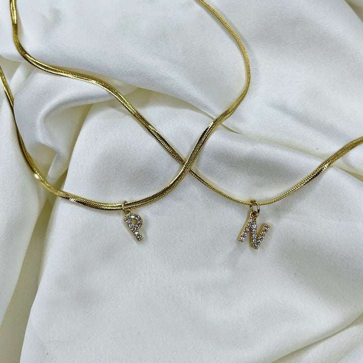 Diamond Initial necklace