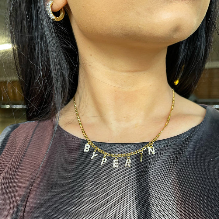 Personalised name necklace
