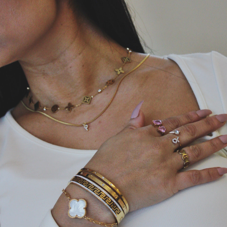 Diamond Initial necklace