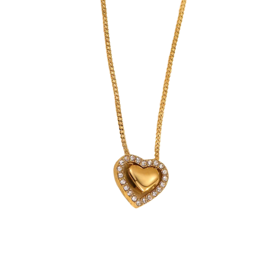 Meva necklace heart engravable