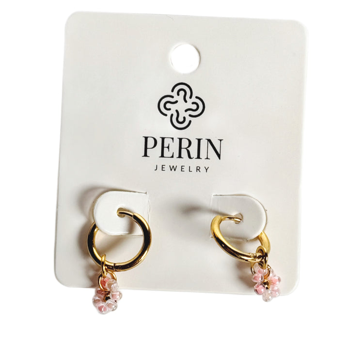 Kids pink earrings