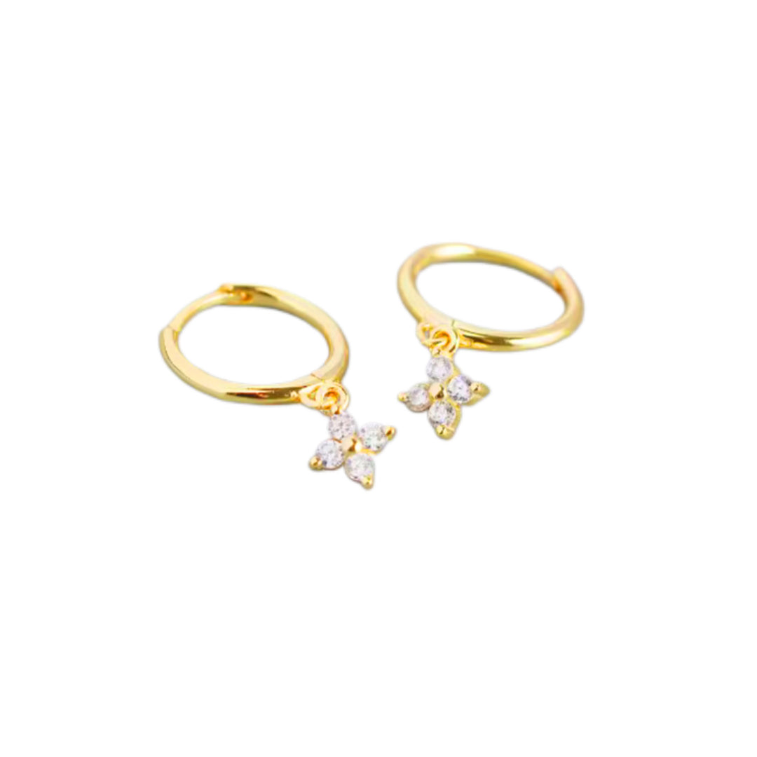 lolaf earrings gold
