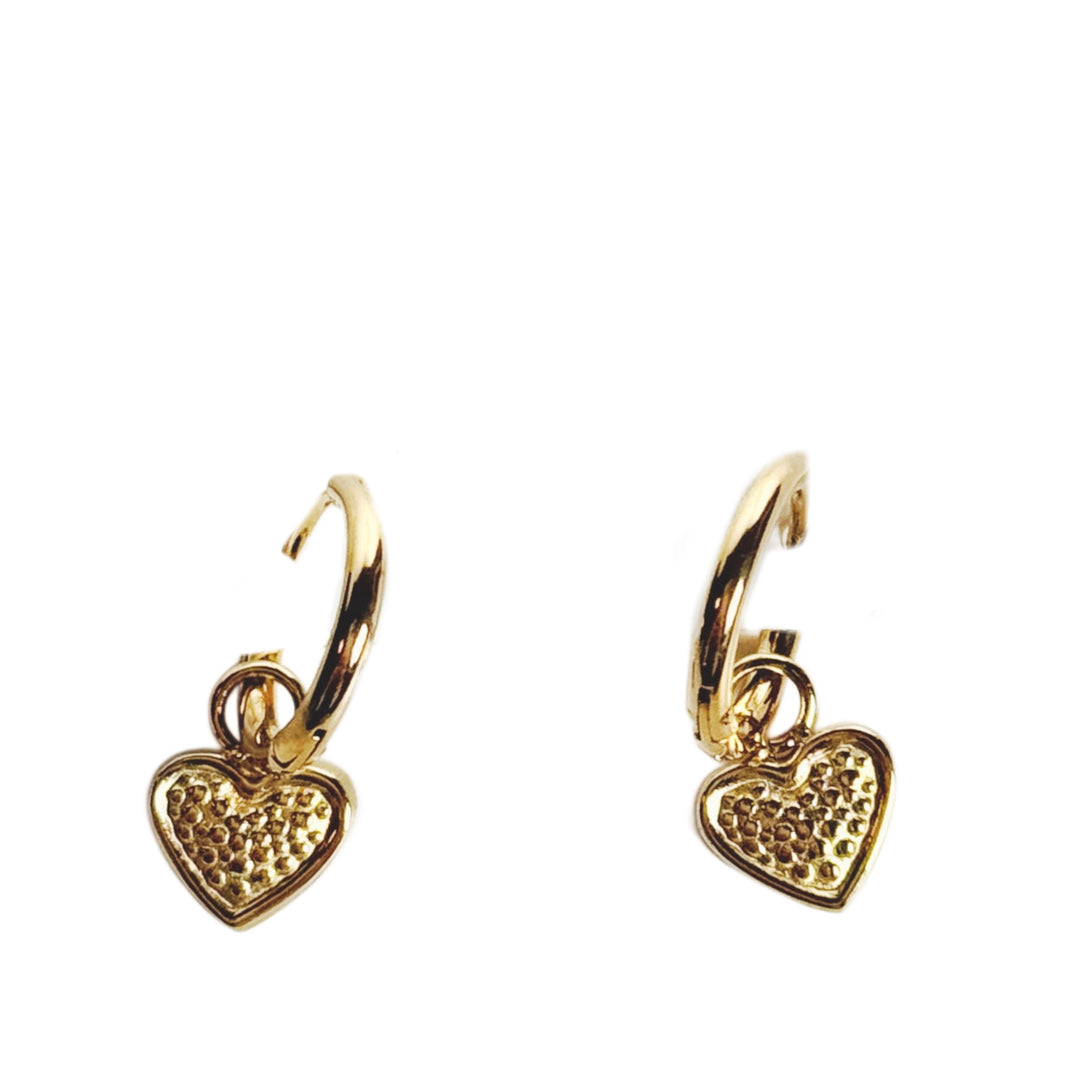 Kids heart earrings