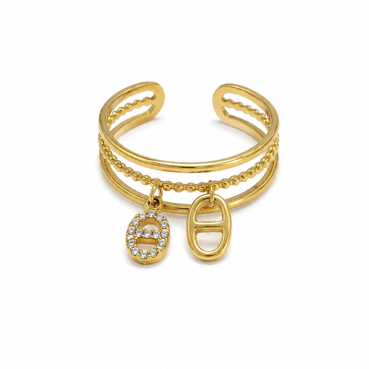 Daisy ring gold