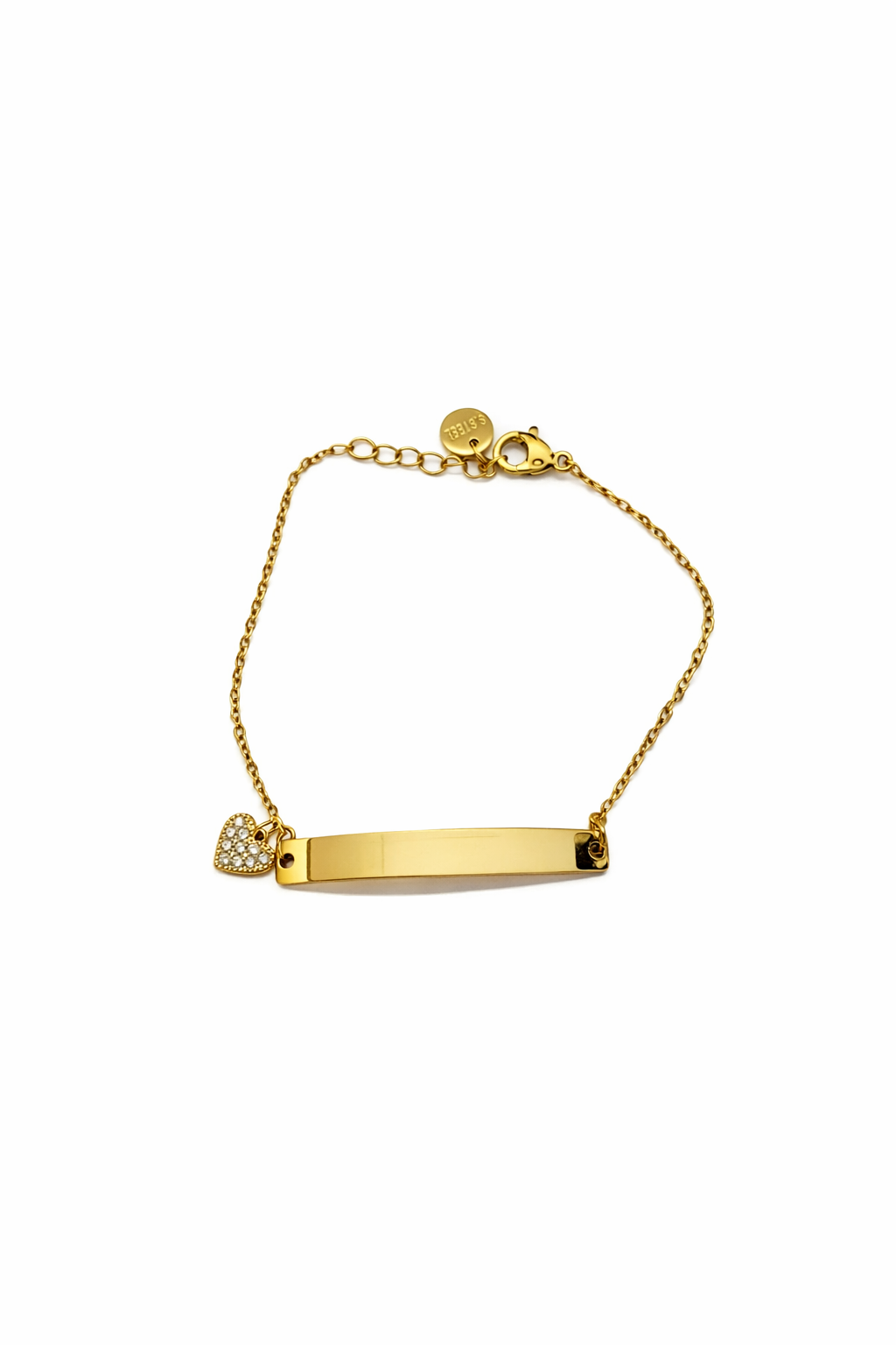 Lina engravable bracelet - gold