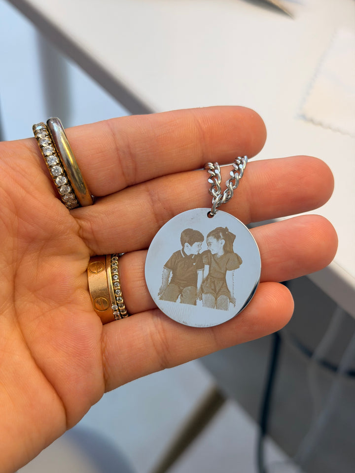 Car hanger chain - engravable