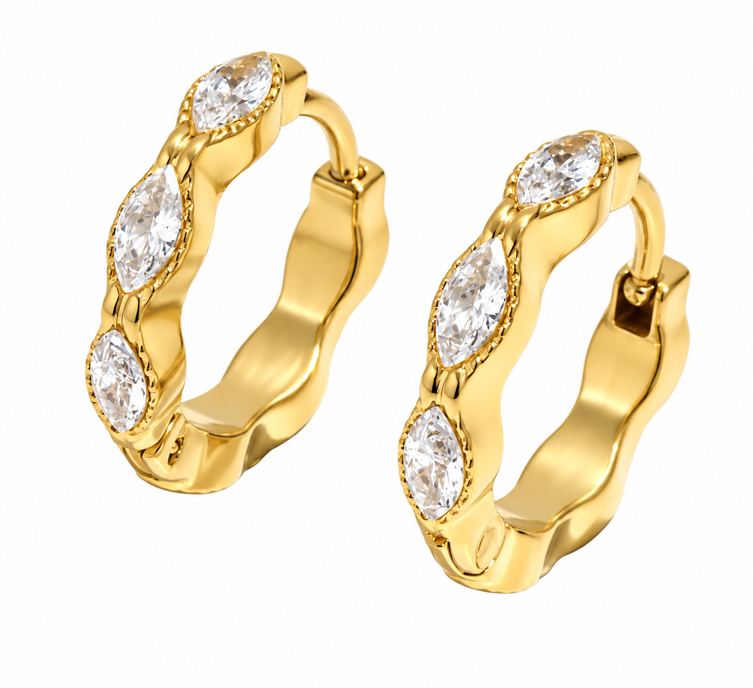 Elena earrings gold