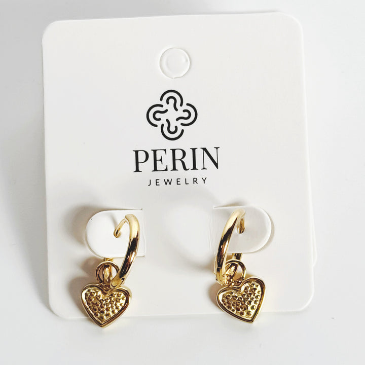 Kids heart earrings