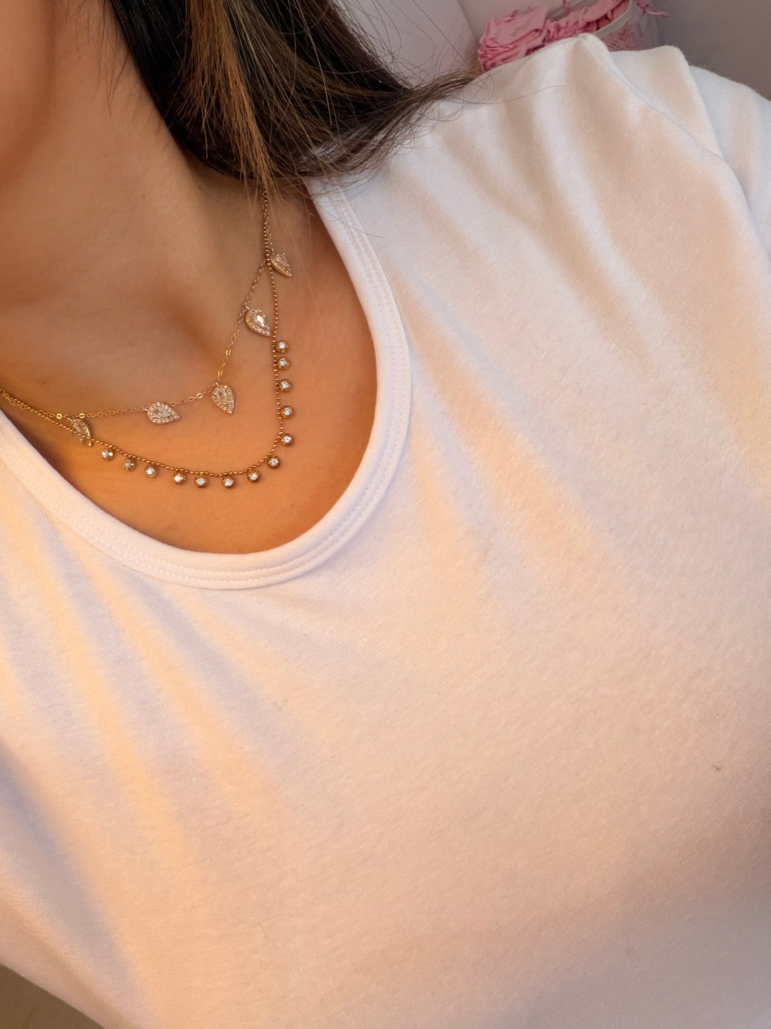 Buket necklace gold