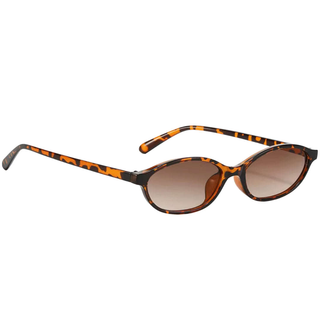 Sunglasses oval - tiger