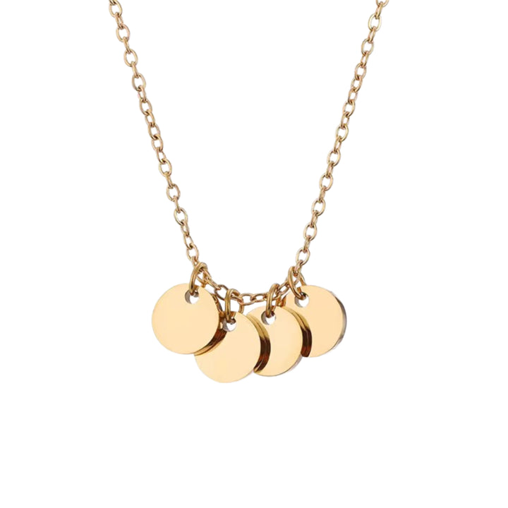 Mini coins necklace - gold