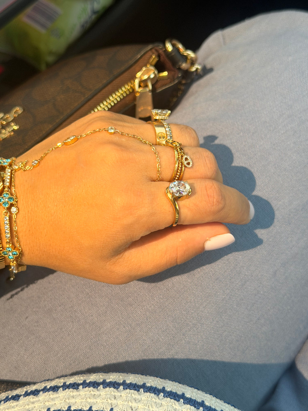 Daisy ring gold