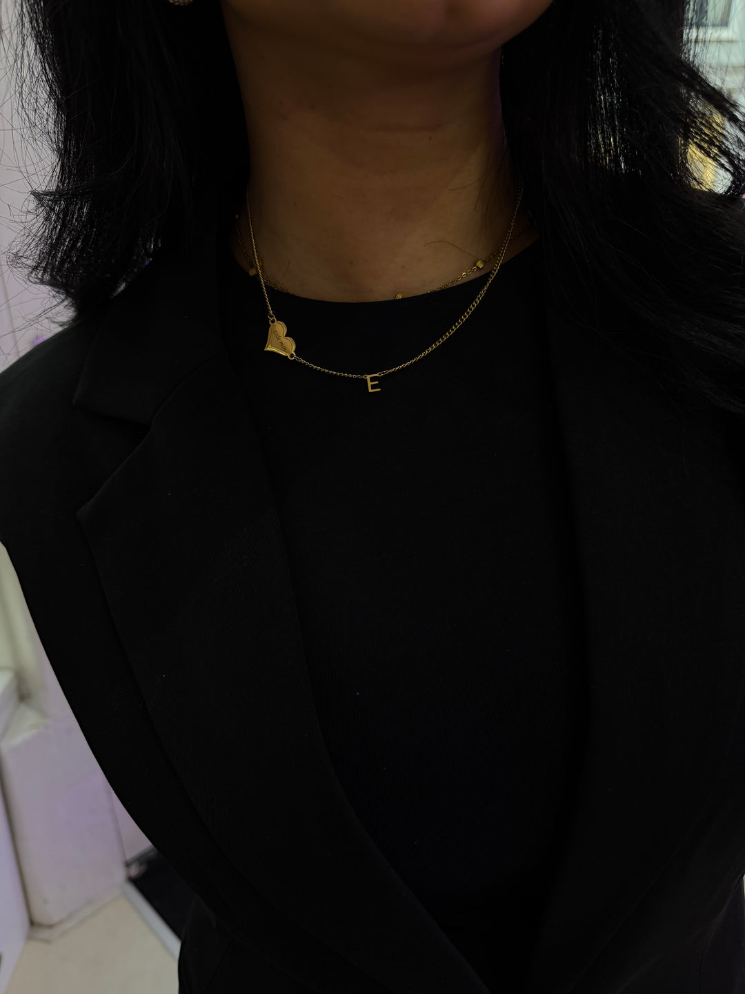 Personalised letter Necklace - engravable