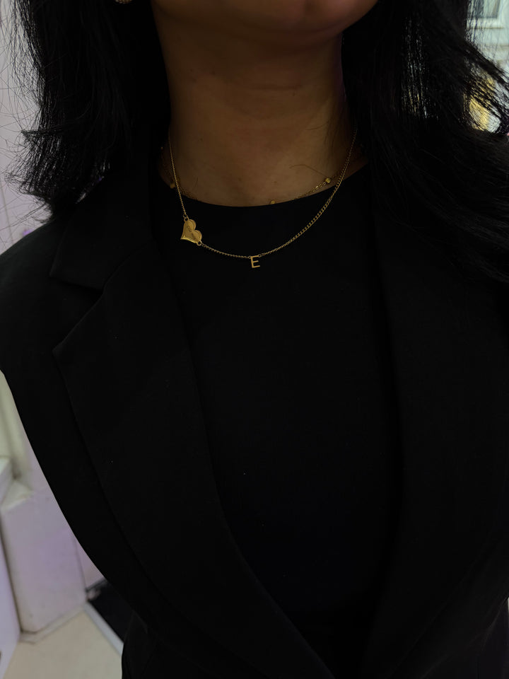 Personalised letter Necklace - engravable