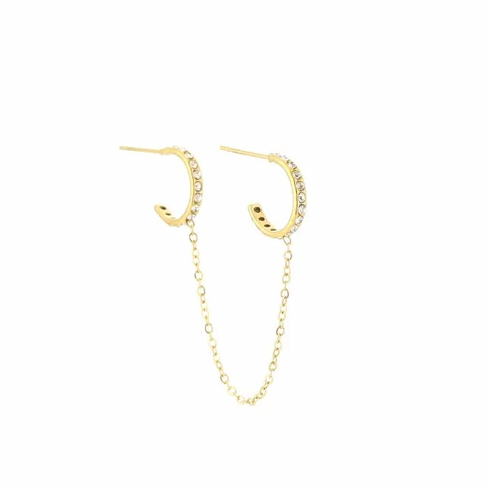 Yarin Two layers earrings