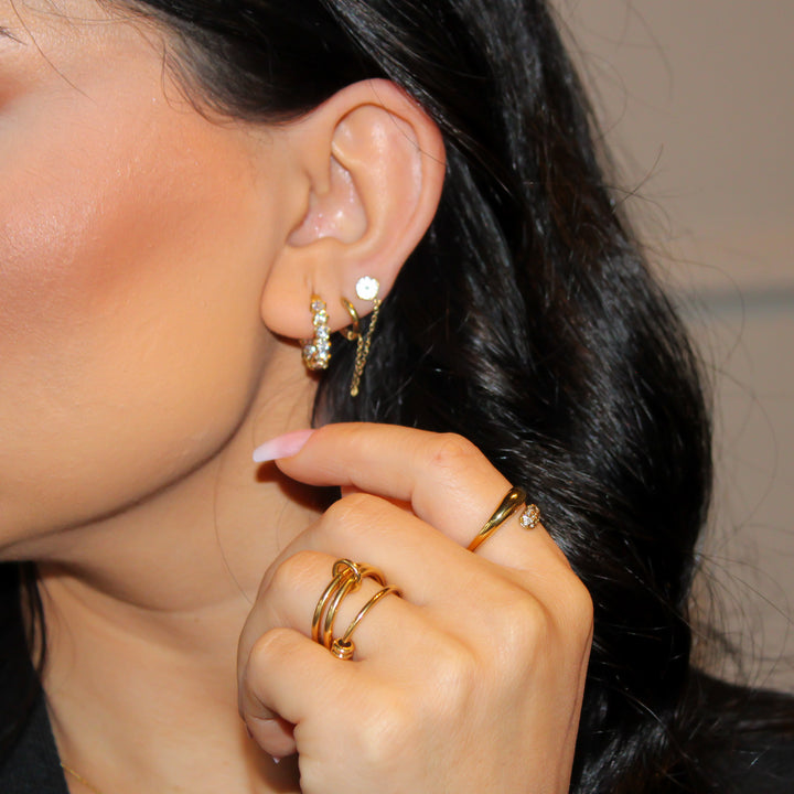 Diana earrings gold