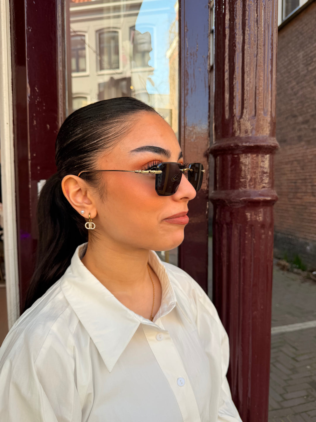 Cherry sunglasses black