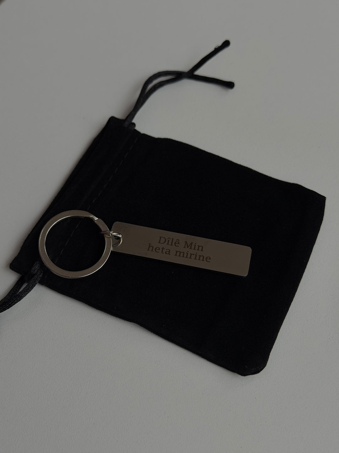 Custom keychain - EYES silver