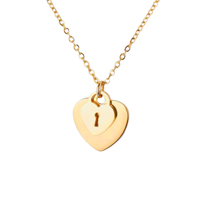 Aleyna necklace- engravable gold