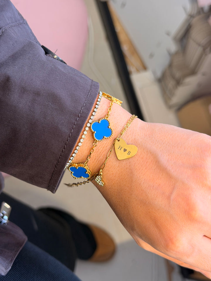 Fiona engravable bracelet - gold