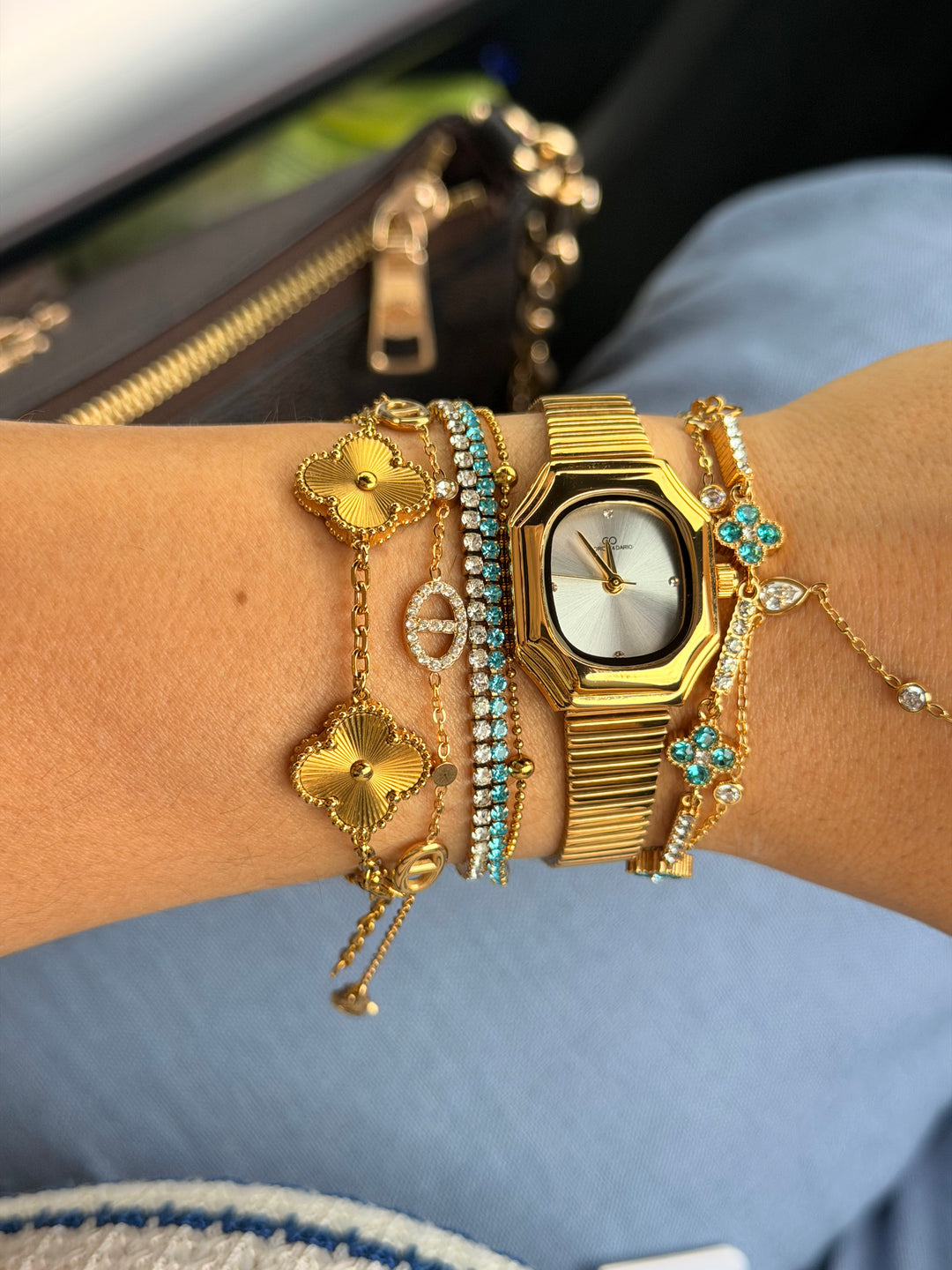 Lily bracelet blue