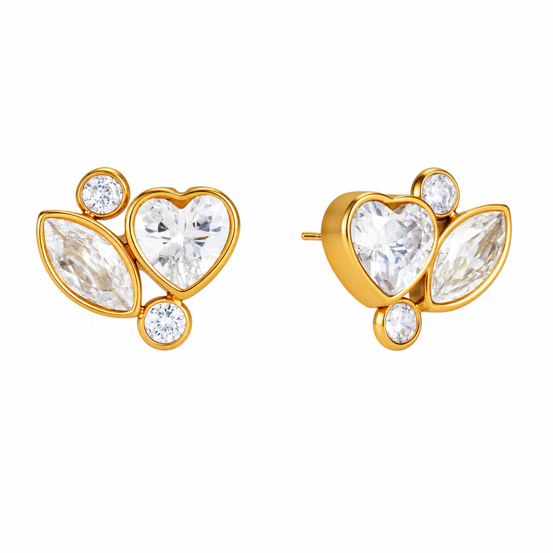 Nella earrings gold