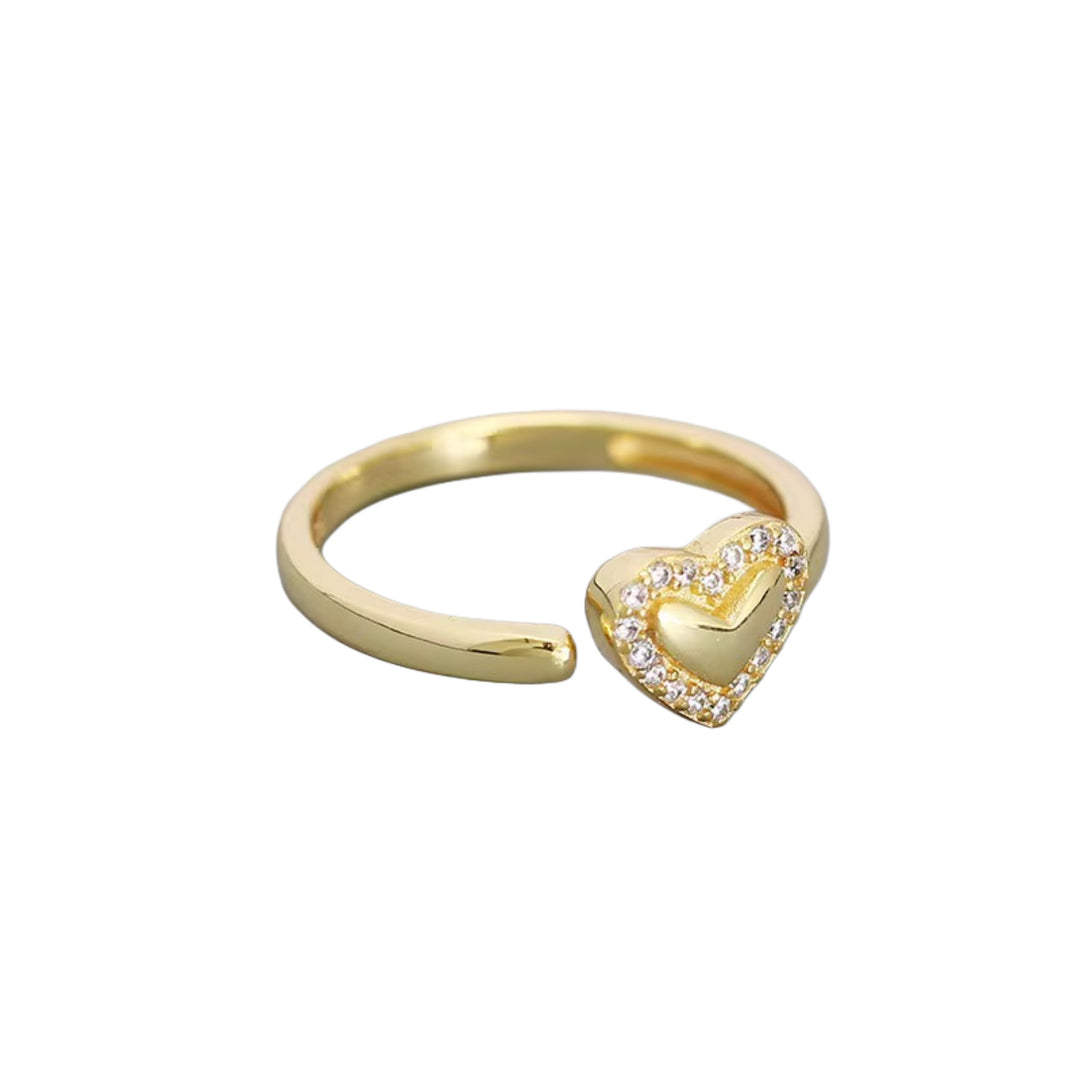 Meva ring - engravable ring gold