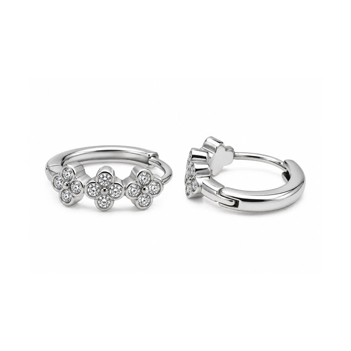 Gul earrings silver