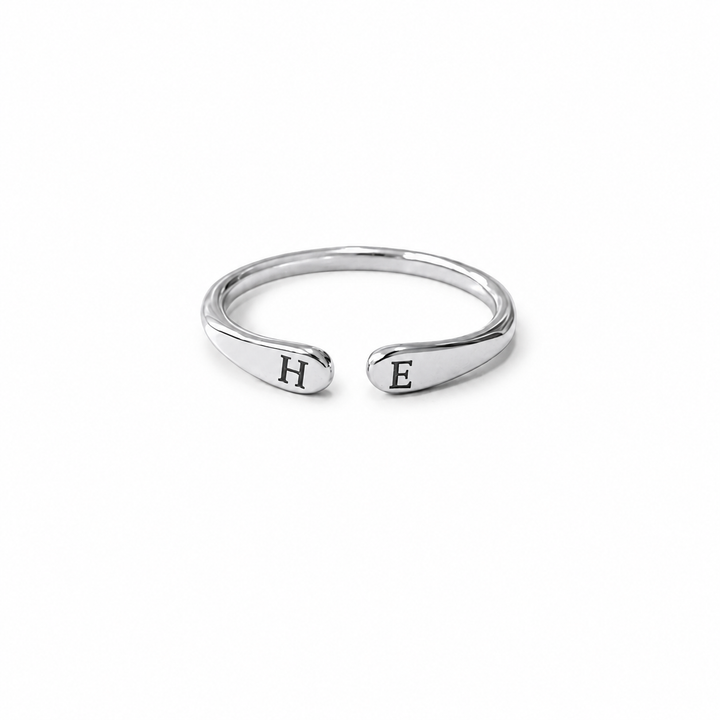 Promise Initial open ring