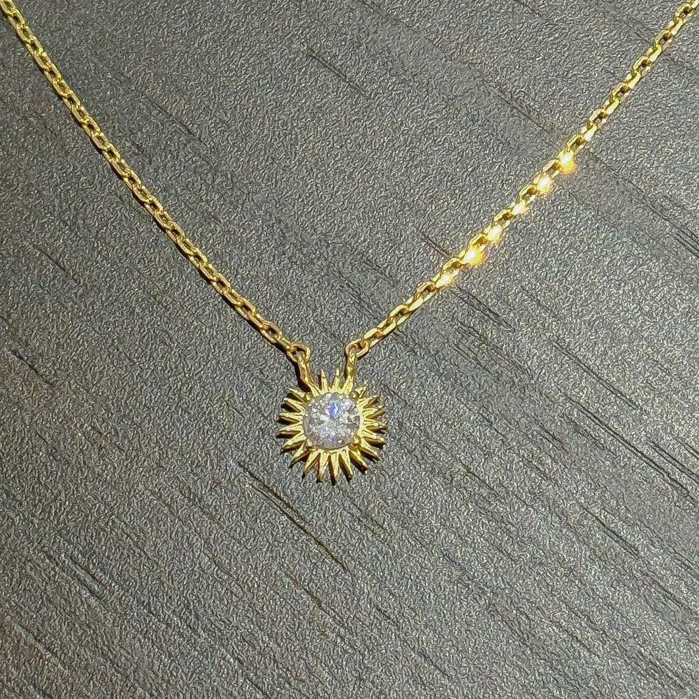 Kurdish TAV sun necklace gold 