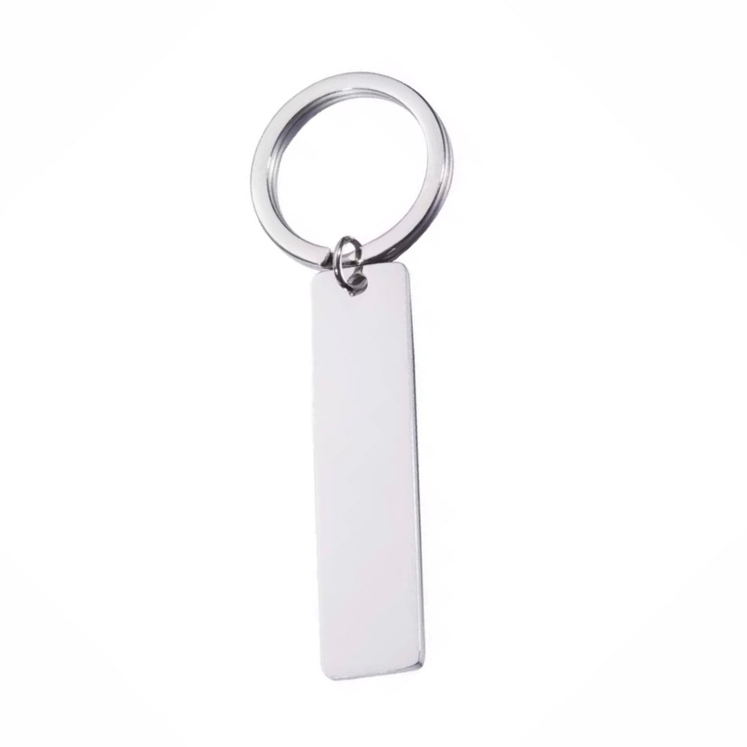 Custom keychain - EYES silver