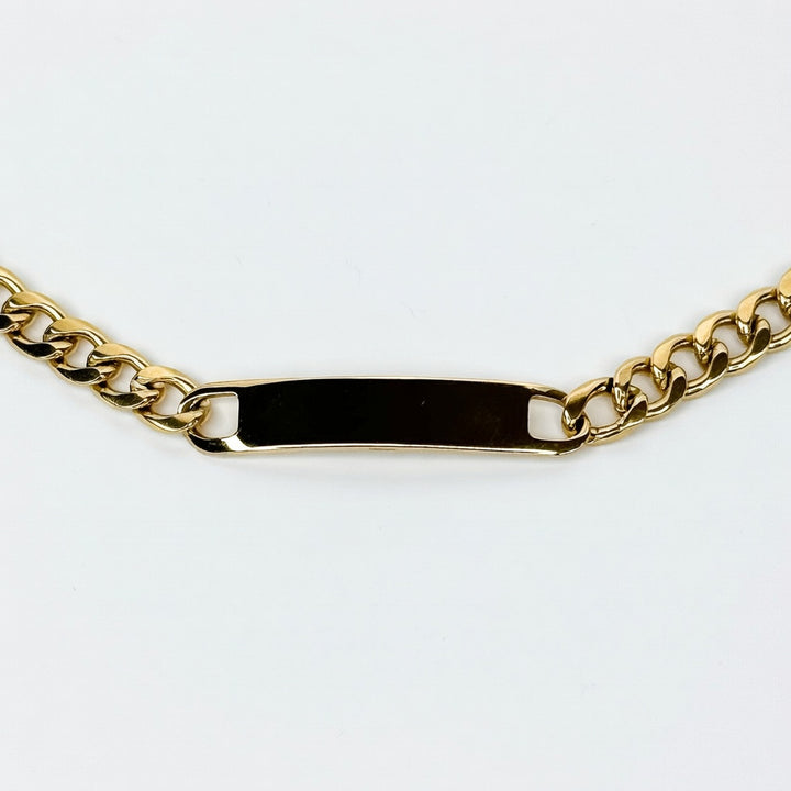 Eyes name engravable bracelet