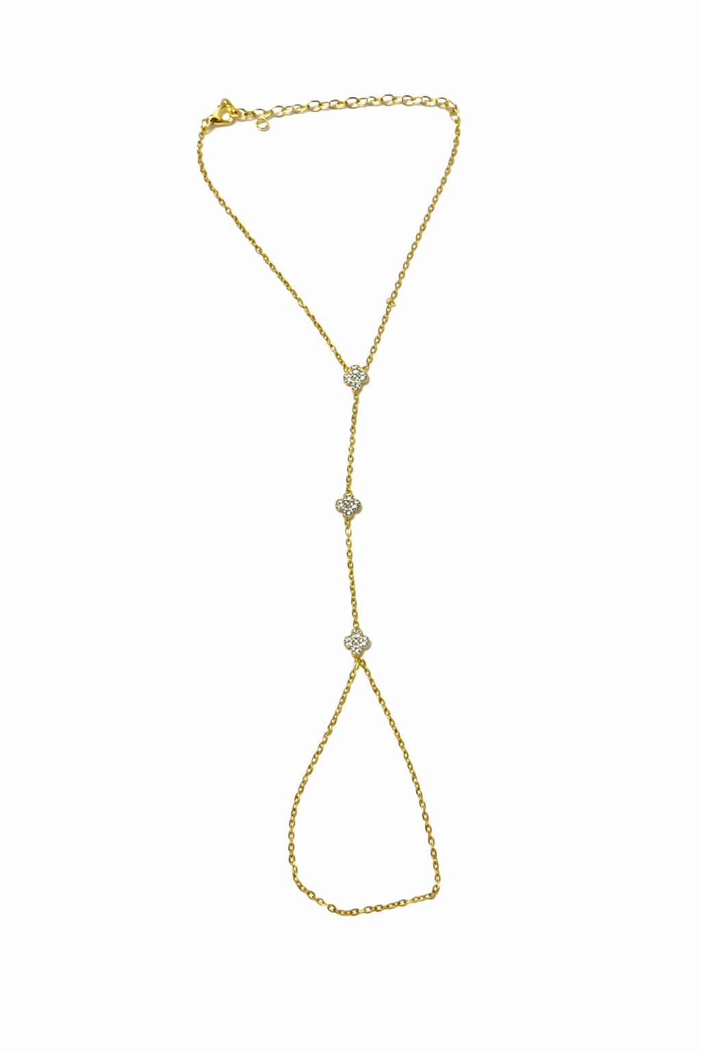 Iris hand chain - gold